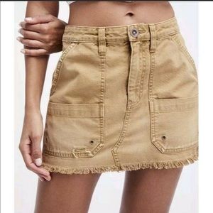 Free People Cargo Skirt